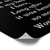 Poster Guillemet Wordsworth - Imprimerie d'art (Coin)