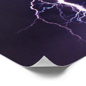 Poster Guillemets de boulon de foudre (Coin)