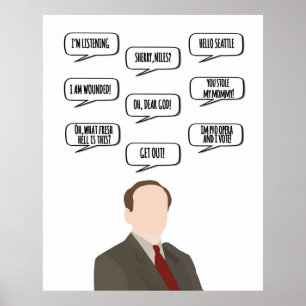 Poster Guillemets de grue