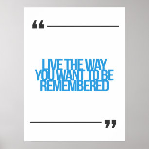 Poster Guillemets inspirants et motivants