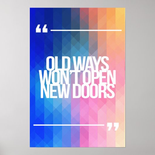 Poster Guillemets inspirants et motivants (Devant)