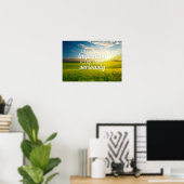 Poster Guillemets inspirants et motivants (Bureau à domicile)