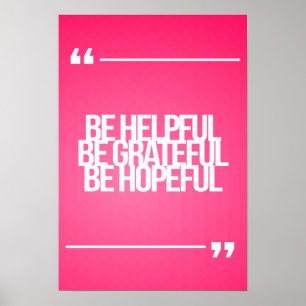 Poster Guillemets inspirants et motivants