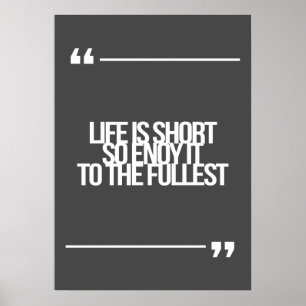 Poster Guillemets inspirants et motivants