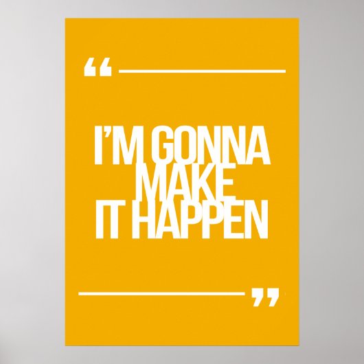 Poster Guillemets inspirants et motivants (Devant)