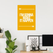 Poster Guillemets inspirants et motivants (Bureau à domicile)