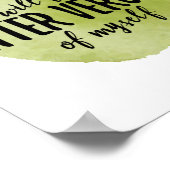 Poster Guillemets inspirants pour autosoin (Coin)