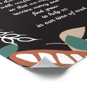 Poster Guillemets modifiables avec motif de pain (Coin)