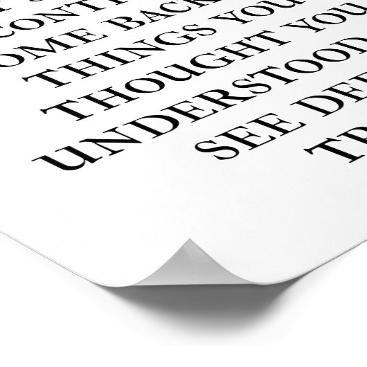 Poster Guillemets motivants (Coin)