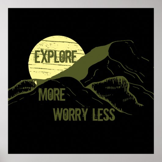 Poster Guillemets randonnées motivants (Devant)