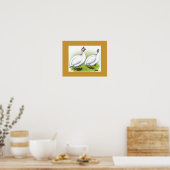 Poster Guineas : Blanc (Cuisine)