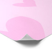 Poster Guinée Cochon Love (cheveux lisses) (Coin)