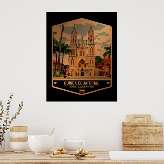 Poster Guinée équatoriale (Cuisine)