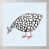 Poster Guinée Fowl Bird (Devant)
