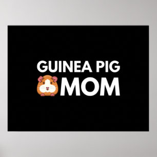 Poster Guinée - Maman au porc