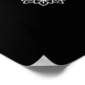 Poster Guinée Pig Mandala Art (Coin)