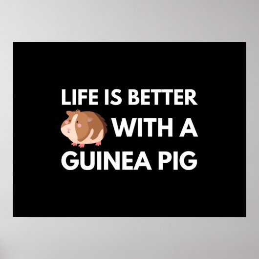 Poster Guinéen Pig Lover (Devant)
