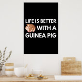 Poster Guinéen Pig Lover (Cuisine)