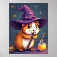 Guinéen Sorcière de porc - Cute Chien Pop Art