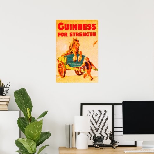 Poster Guinness Pour Force (Bureau à domicile)