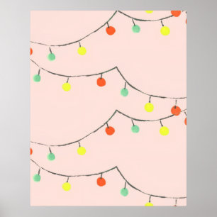 Poster Guirlande de Noël