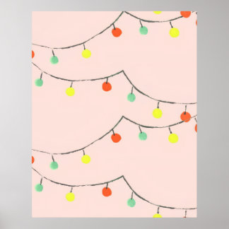 Poster Guirlande de Noël 