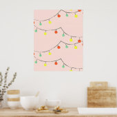 Poster Guirlande de Noël  (Cuisine)