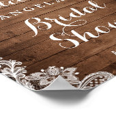 Poster Guirlande de Tournesols Rustiques pour Mariage Cha (Coin)