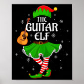 Poster Guitar Elf Christmas Family Girls Women Elf Squad (Devant)