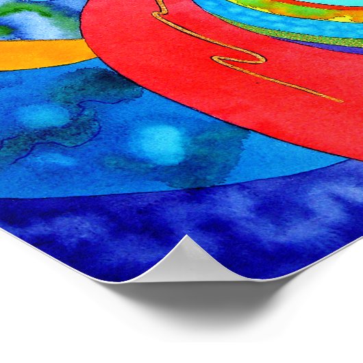 Poster "Guitar Groove" by R.A.Brown© (Coin)