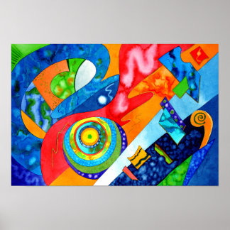 Poster "Guitar Groove"  by R.A.Brown©