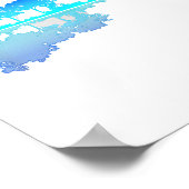 Poster Guitar Lake Shadow Love Guitare Musicien (Coin)