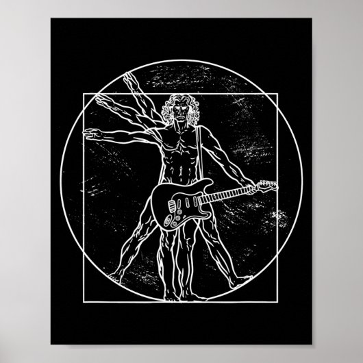 Poster Guitar Player Guitar Musical Instrument Guitarist  (Devant)