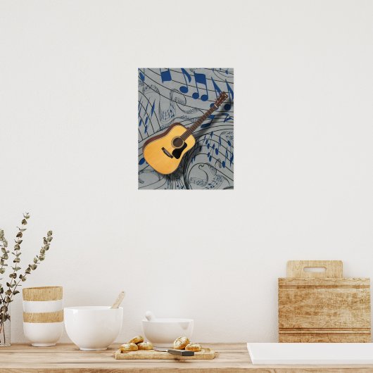 POSTER GUITAR-POSTER (Cuisine)