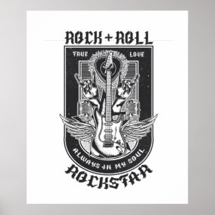 Poster Guitar Rock design