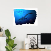 Poster Guitar Shark (Bureau à domicile)