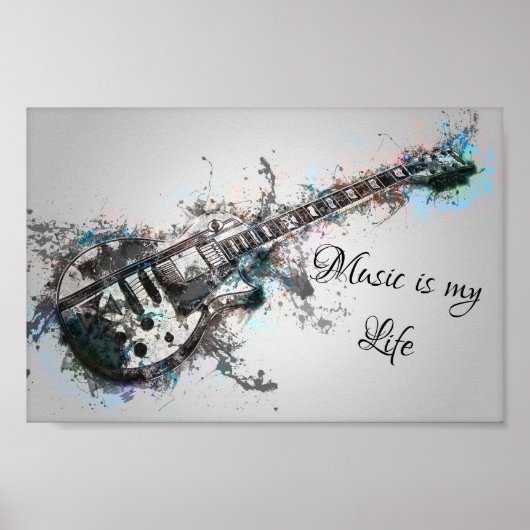 Poster Guitare (Devant)