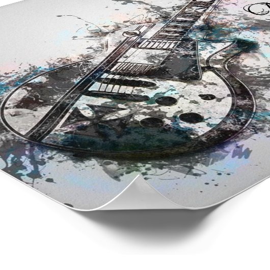 Poster Guitare (Coin)