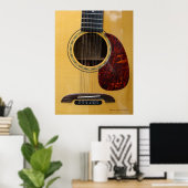 Poster Guitare (Bureau à domicile)