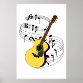 Poster Guitare (Devant)