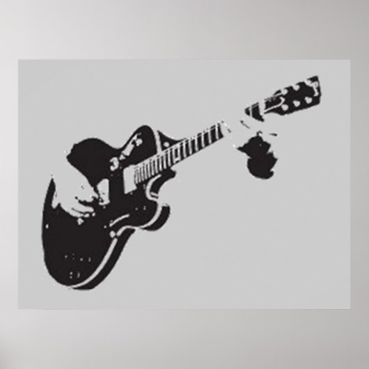 Poster Guitare- (Devant)