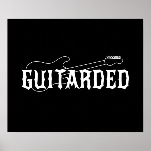 Poster Guitaré (Devant)