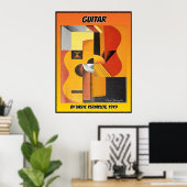 Poster Guitare, 1919 (Bureau à domicile)