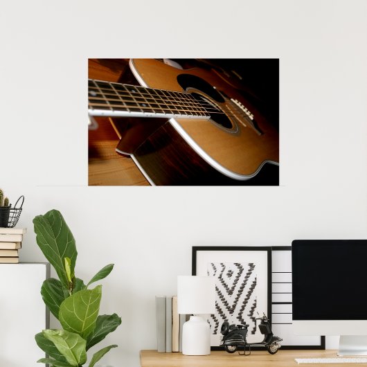 Poster Guitare 2 (Bureau à domicile)