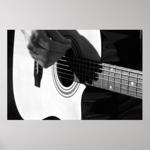 Poster Guitare acoustique