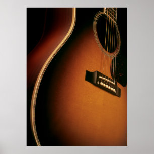 Poster guitare acoustique