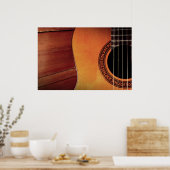 Poster Guitare acoustique (Cuisine)