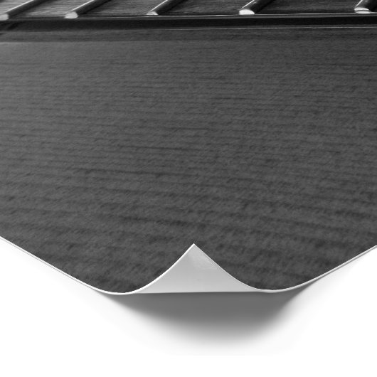 Poster Guitare acoustique. (Coin)