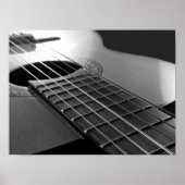 Poster Guitare acoustique. (Devant)