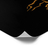 Poster Guitare Acoustique Arbre De Vie (Coin)